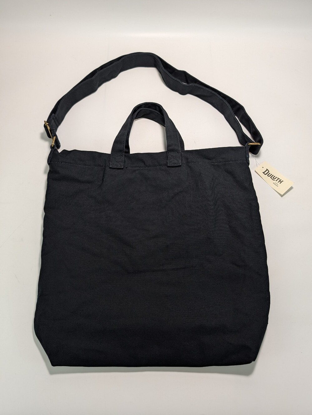Duluth Trading Co Back to Basics Fire Hose Tote Bag - Black - NWT